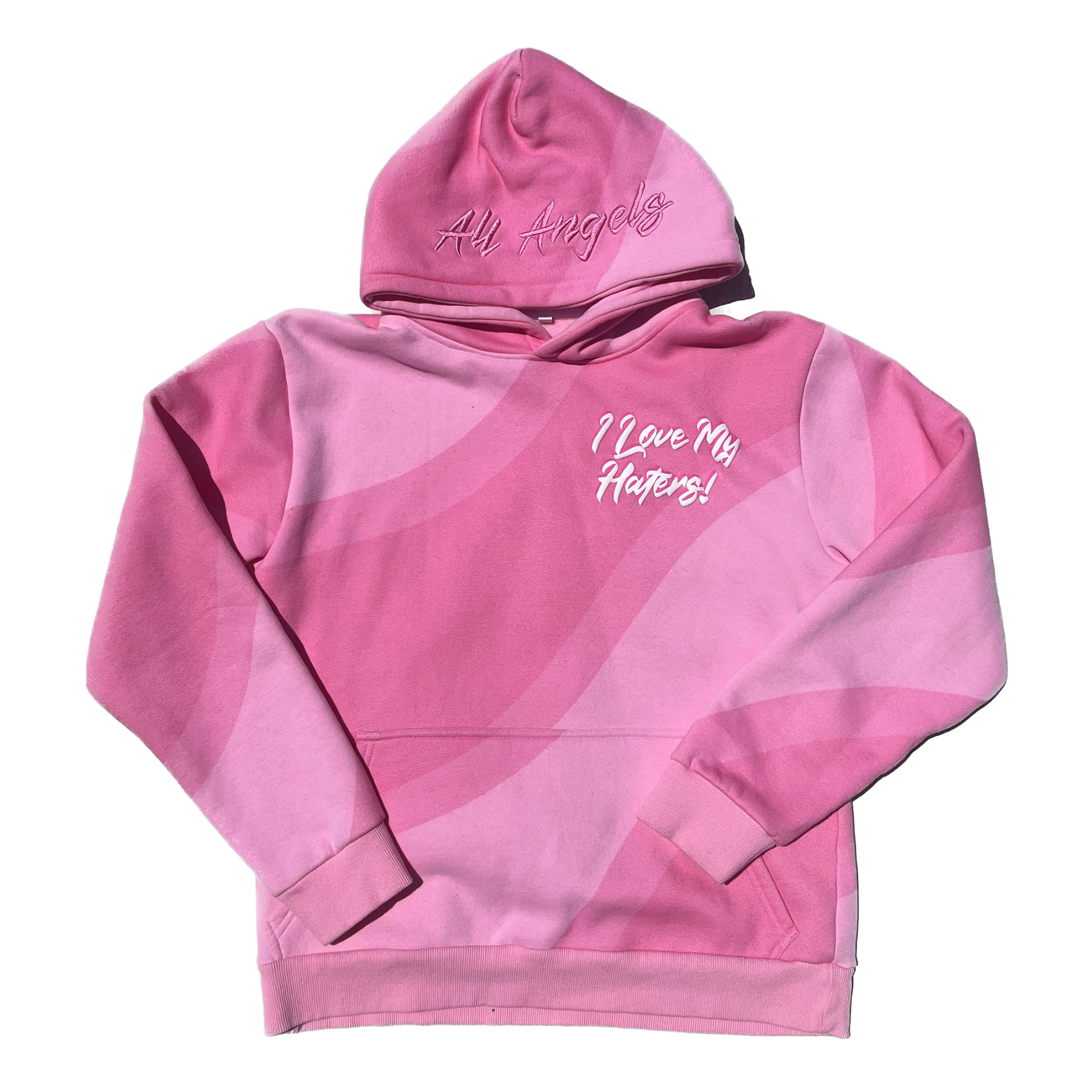 Love My Haters Hoodie, Pink – All Angels Clothing