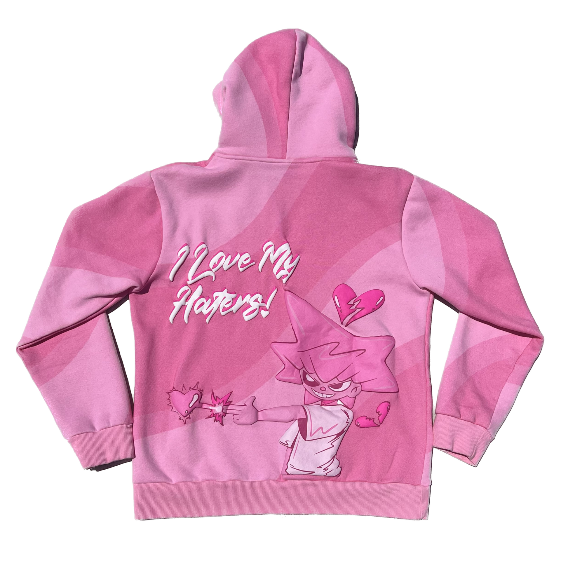 Love My Haters Hoodie, Pink – All Angels Clothing